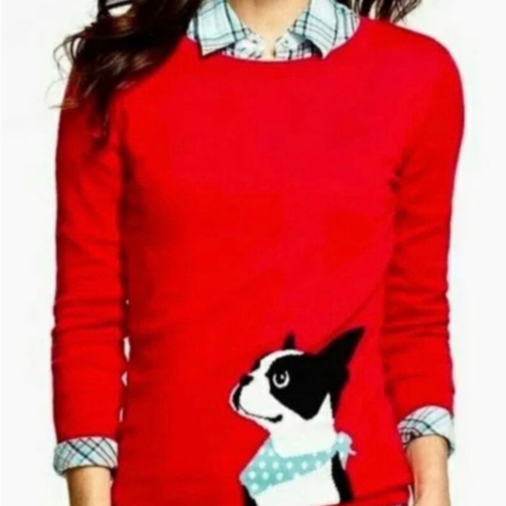 Talbots Frenchie Dog Sweater